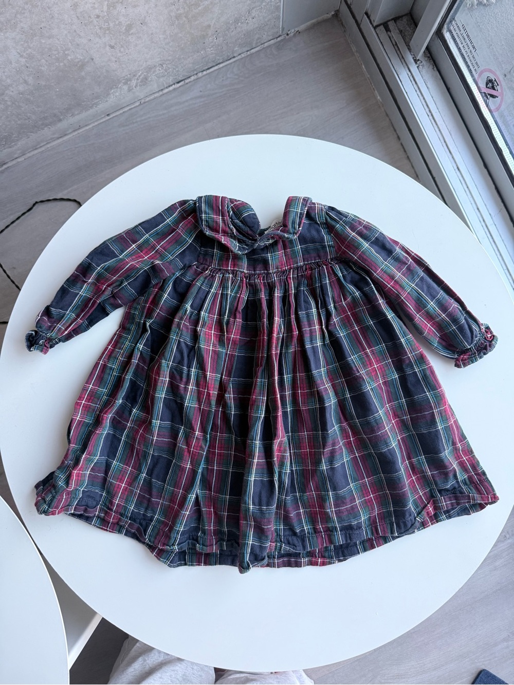 Marmar Copenhagen Plaid holiday dress - Red & Green